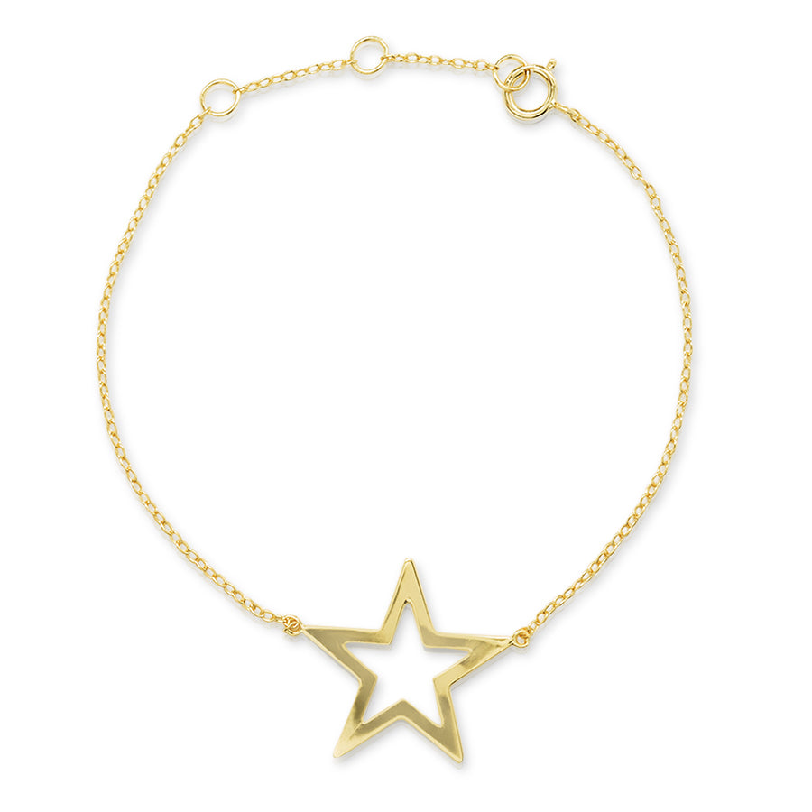 Bellaboho 18K Gold Vermeil Star Bracelet
