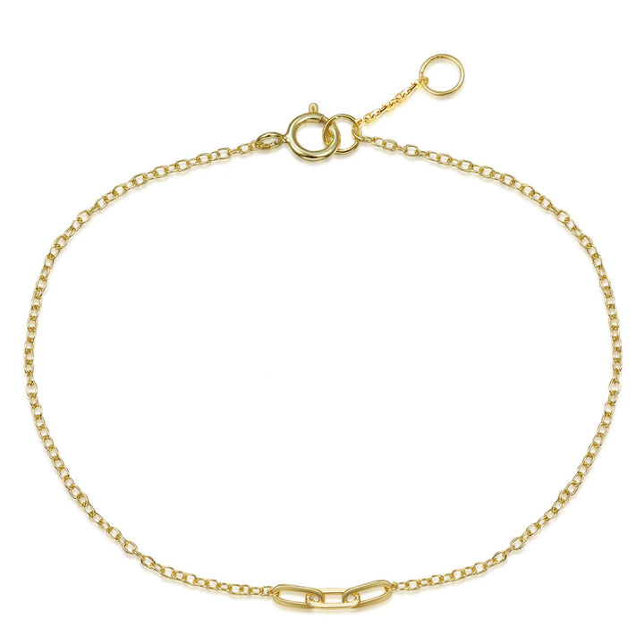 Bellaboho 18K Gold Vermeil Chic Link Bracelet