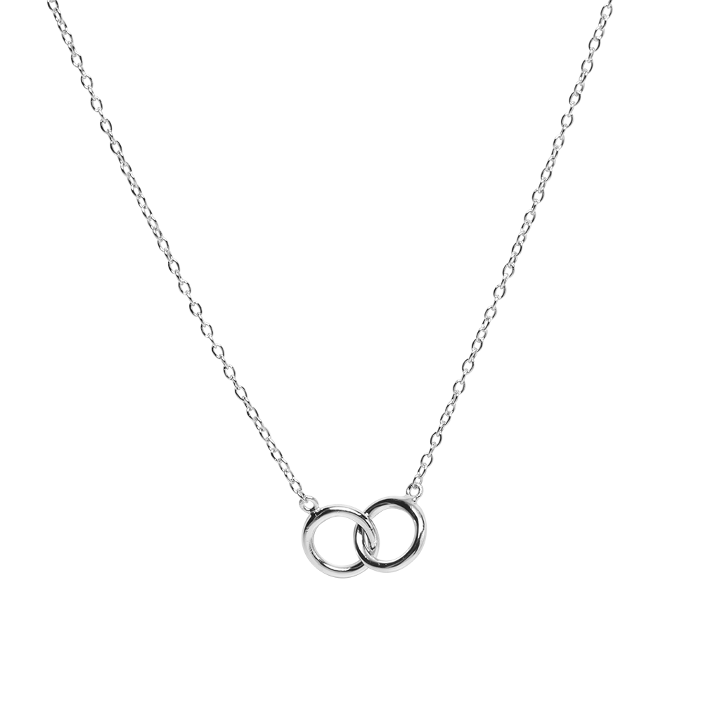 Bellaboho Friendship Circles Silver Necklace