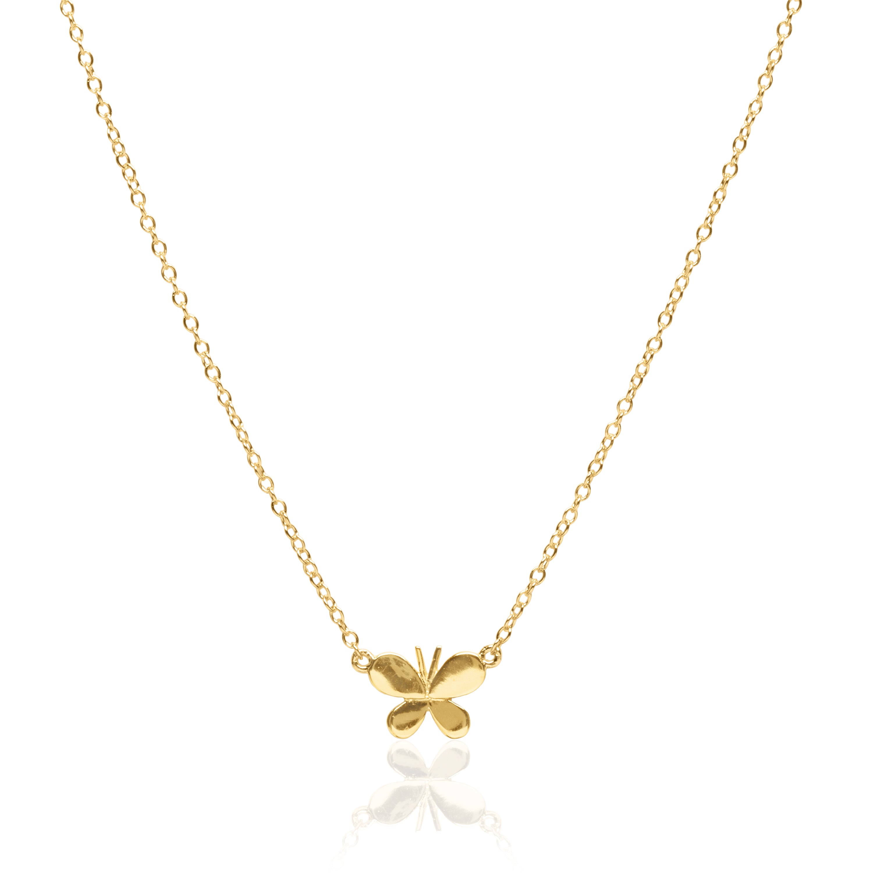 Butterfly Charm Necklace – The Panda Storee
