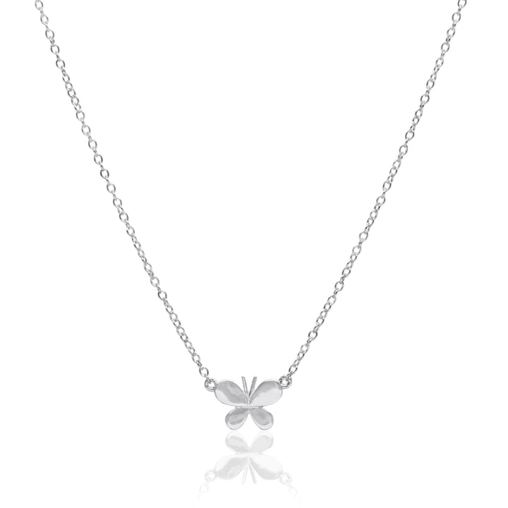Bellaboho Butterfly Charm Sterling Silver Necklace