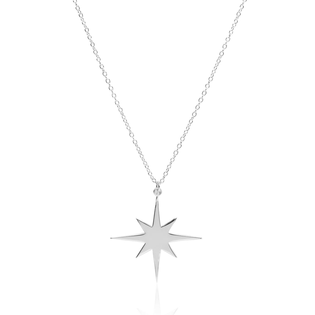Bellaboho North Star Guiding Silver Necklace
