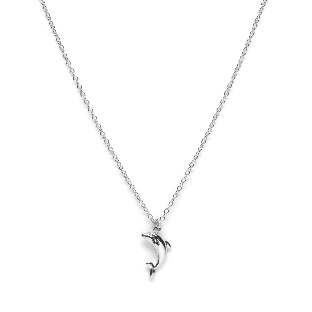Bellaboho Dolphin Pendant Silver Necklace