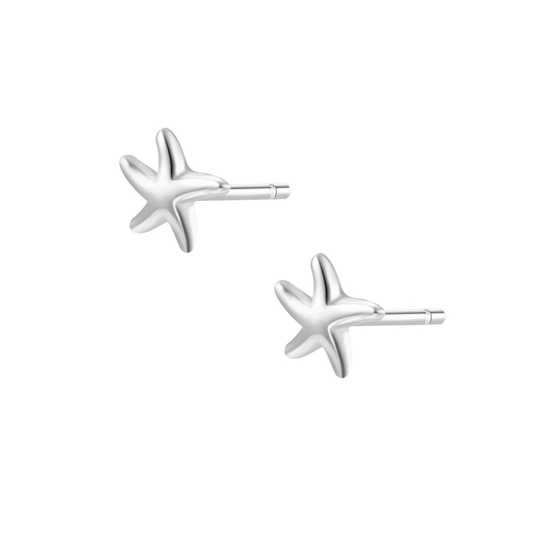 Bellaboho Starfish Studs Silver Earrings