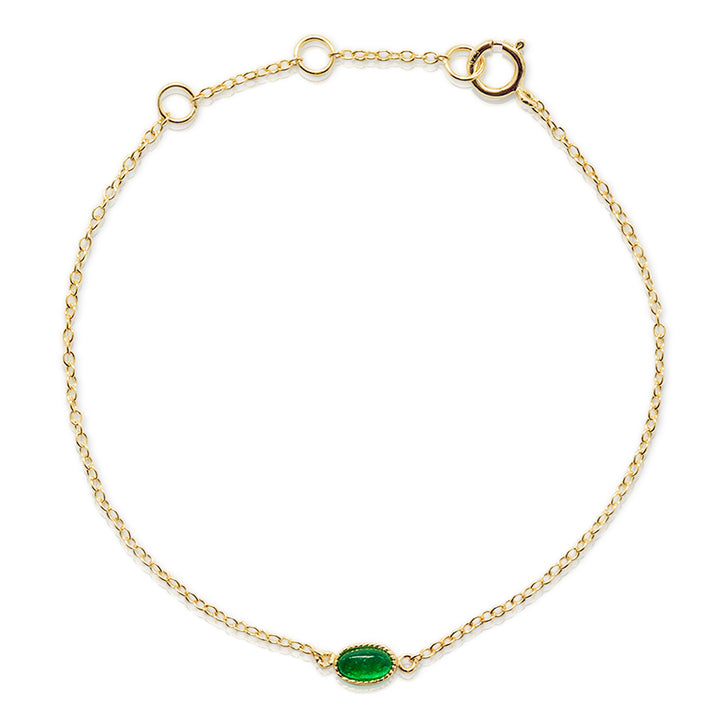 Bellaboho 18K Vermeil Green Quartz Bracelet