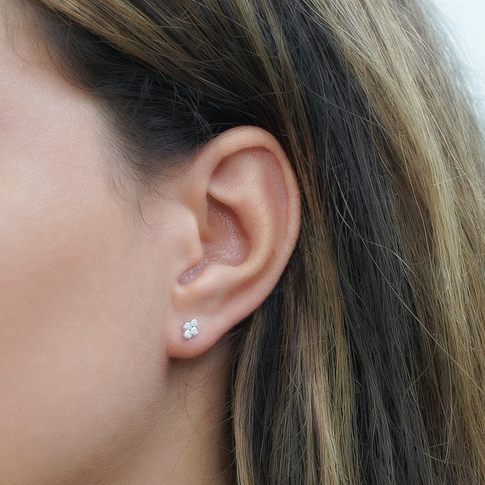Bellaboho Charming Dots Stud Silver Earrings