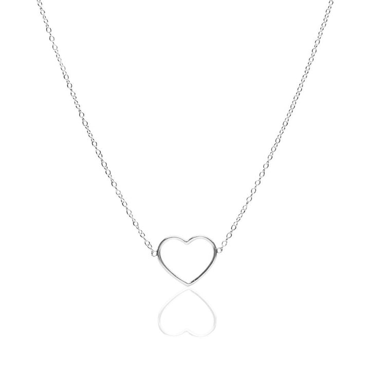 Bellaboho Simple Love Silver Necklace