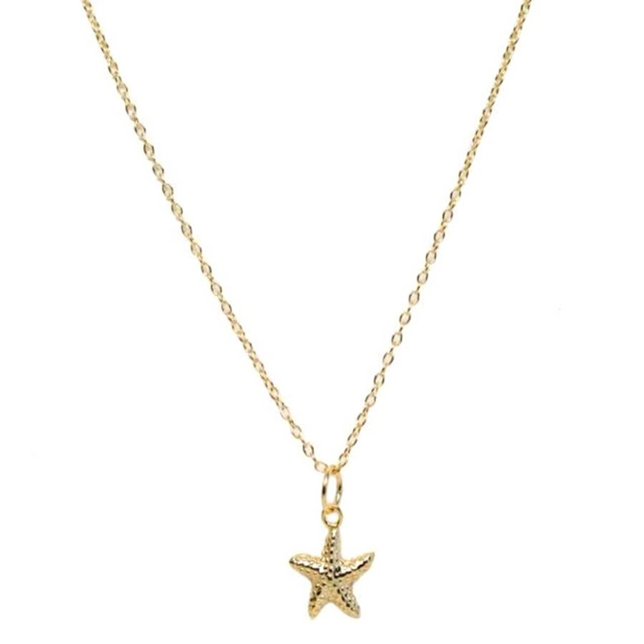 Bellaboho 18K Vermeil Starfish Charm Pendant Necklace
