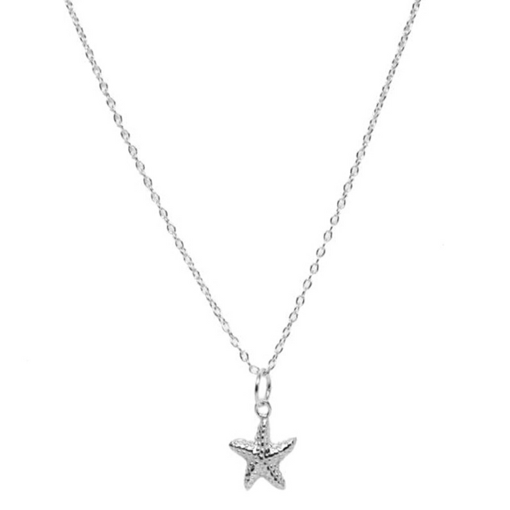 Bellaboho Starfish Charm Pendant Silver Necklace